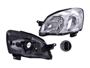 faro cv chevy 09 12 3/4/5 puertas fondo cromado s/foco izq