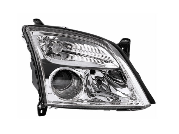 faro cv vectra 03 05 electrico fondo cromado p/foco halogeno s/foco der